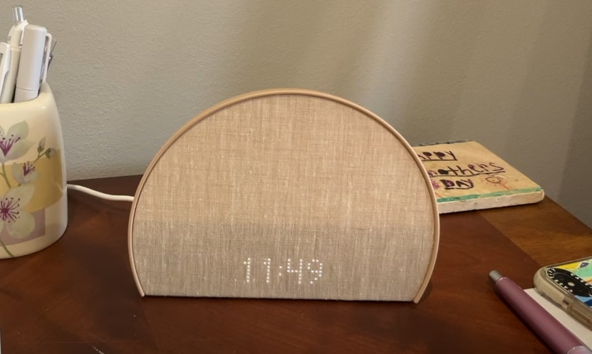 Hatch Restore 2 Alarm Clock on the table