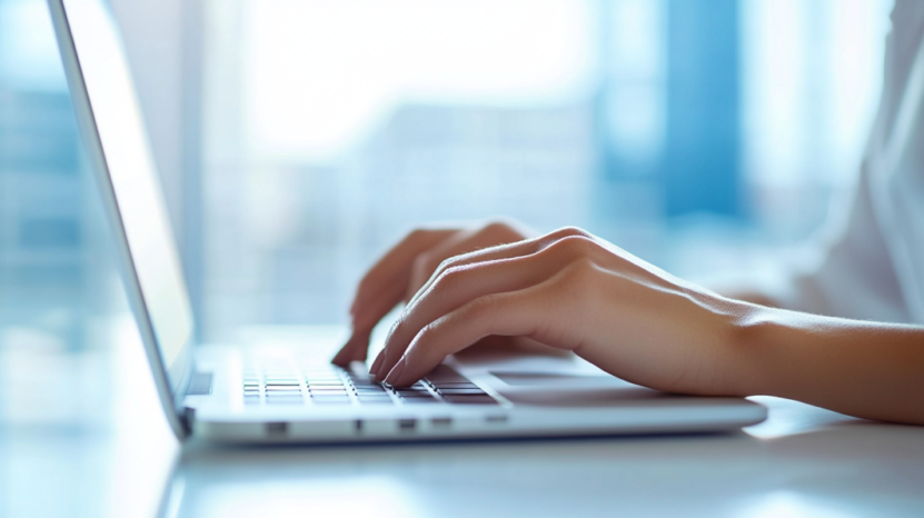 Person Typing on A Laptop, Researching the Best Platform for Building an Online Course