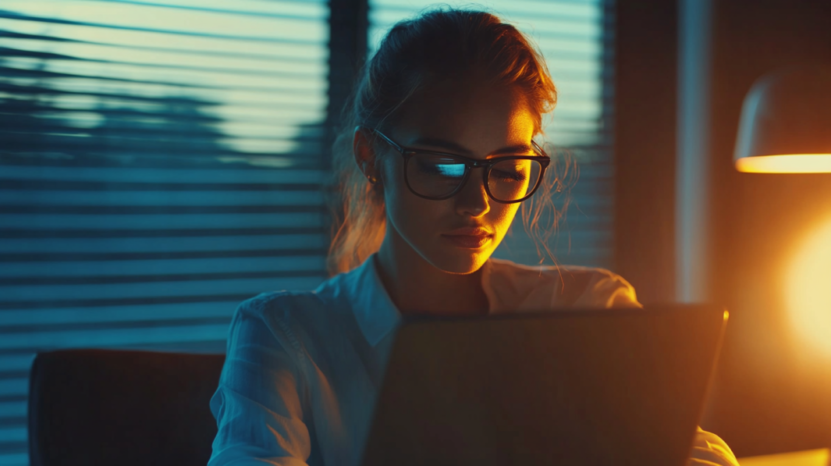 Woman Working on A Laptop to Explore Online Course Platforms