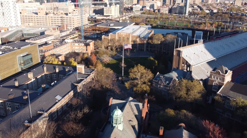 Aerial View of The University of Pennsylvania Campus